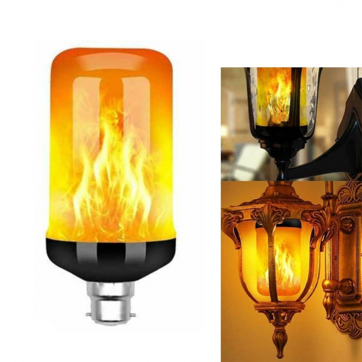 Flammande LED-lampa, 2 st i gruppen Elektronikk / Lys / LED-lys hos TP E-commerce Nordic AB (38-83650)