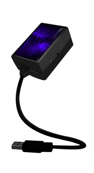 USB-atmosfærelampe for bil, lilla i gruppen Bil / Tilbehør / Accessories / Annet biltilbehør hos TP E-commerce Nordic AB (38-83789)