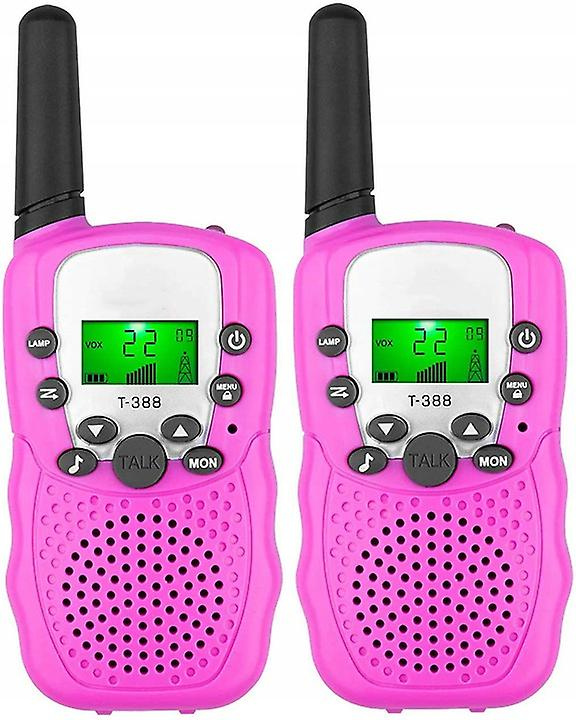 Walkie-talkie for barn, 2-pk, rosa i gruppen LEKER, BARN OG BABY / Leker / Leksaker hos TP E-commerce Nordic AB (38-83850)