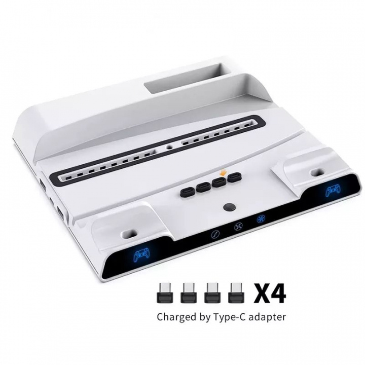 Lade- og kjøleplate for PS5 i gruppen Elektronikk / TV-spill & tilbehør / Sony PlayStation 5 / Tilbehør hos TP E-commerce Nordic AB (38-83977)