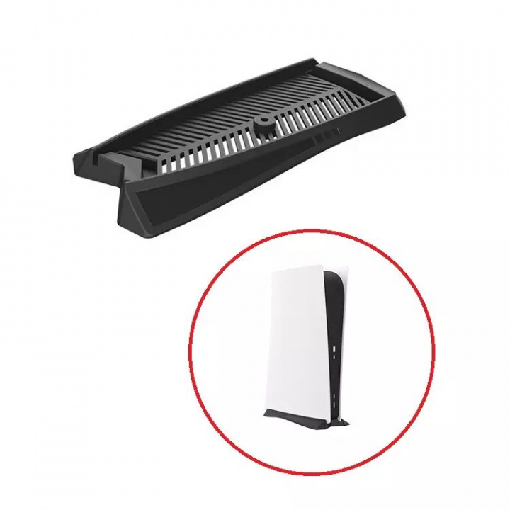 Vertikalt stativ for Playstation 5 Digital Edition, svart i gruppen Elektronikk / TV-spill & tilbehør / Sony PlayStation 5 / Tilbehør hos TP E-commerce Nordic AB (38-83981)