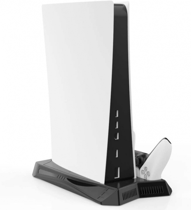 Stativ med Kjøleventilator og Ladekabelstasjon for PS5 i gruppen Elektronikk / TV-spill & tilbehør / Sony PlayStation 5 / Tilbehør hos TP E-commerce Nordic AB (38-83984)