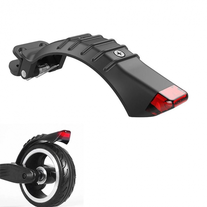 Bakskjermbrakett med baklys for elektrisk scooter i gruppen SPORT, FRITID & HOBBY / Transport / Tilbehør hos TP E-commerce Nordic AB (38-84080)
