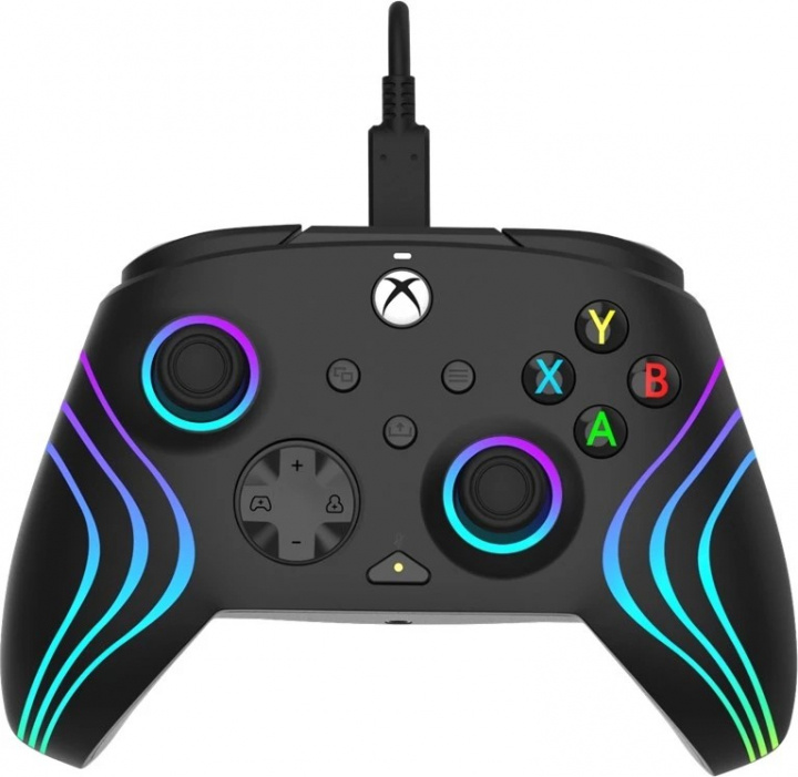 PDP Afterglow Wave kablet spillkontroller for Xbox og Windows 10/11 i gruppen Elektronikk / TV-spill & tilbehør / Xbox Series X / Tilbehør hos TP E-commerce Nordic AB (38-84128)
