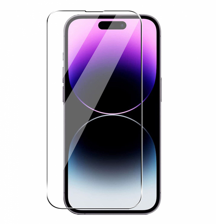 Skjermbeskytter i herdet glass til iPhone 15 Pro i gruppen SMARTTELEFON & NETTBRETT / Mobilbeskyttelse / Apple / iPhone 15 hos TP E-commerce Nordic AB (38-84240)