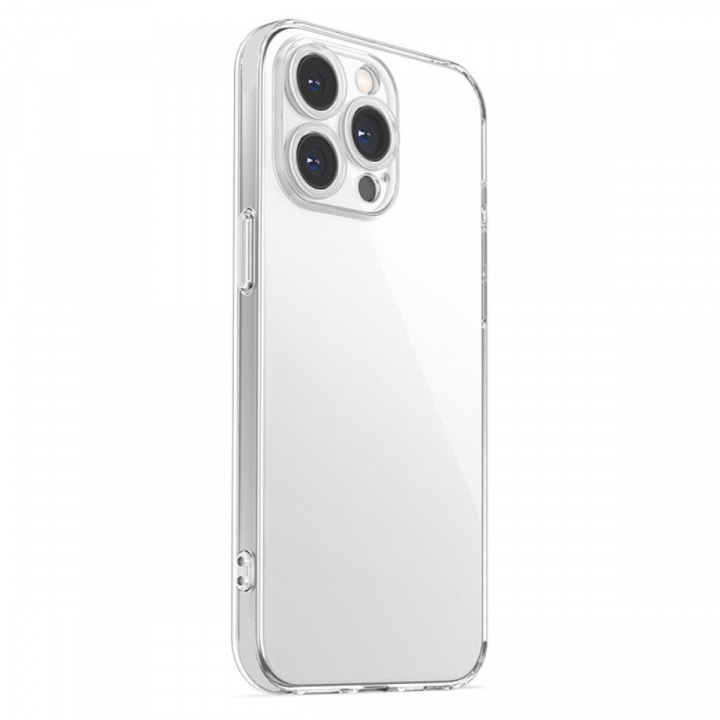 Slank TPU-deksel for iPhone 15, gjennomsiktig i gruppen SMARTTELEFON & NETTBRETT / Mobilbeskyttelse / Apple / iPhone 15 hos TP E-commerce Nordic AB (38-84270)