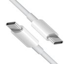 USB-C-kabel - 3 m - Hvit - iPhone 15-kompatibel i gruppen SMARTTELEFON & NETTBRETT / Ladere og Kabler / Kabler / Kabler type C hos TP E-commerce Nordic AB (38-84304)