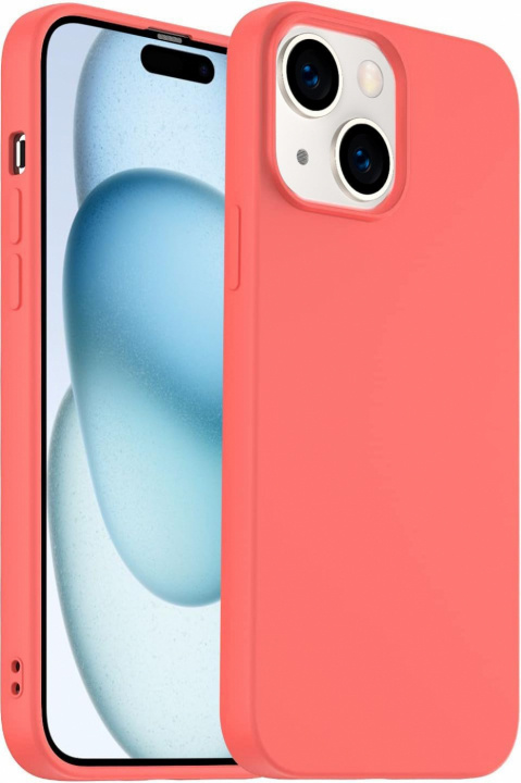 Silikonetui til iPhone 15, Coral i gruppen SMARTTELEFON & NETTBRETT / Mobilbeskyttelse / Apple / iPhone 15 hos TP E-commerce Nordic AB (38-84309)