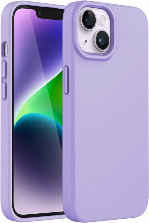 Silikonetui til iPhone 15, lilla i gruppen SMARTTELEFON & NETTBRETT / Mobilbeskyttelse / Apple / iPhone 15 hos TP E-commerce Nordic AB (38-84312)