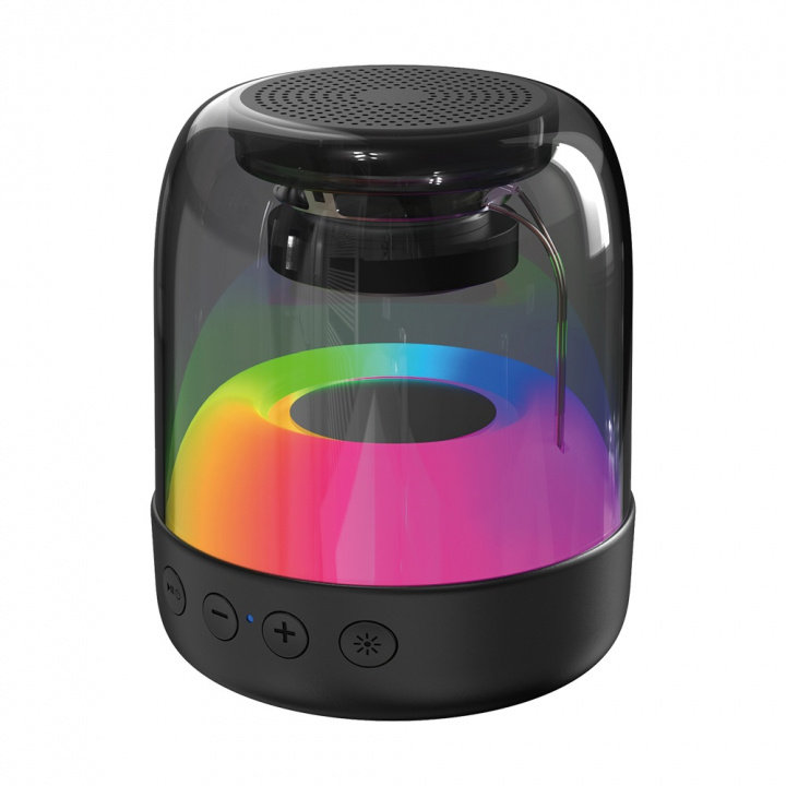 Bærbar Bluetooth-høyttaler med RGB-belysning, E-3077 i gruppen Elektronikk / Lyd & Bilde / Høyttalere & tilbehør / Bluetooth-høyttalere / Bærbare høyttalere hos TP E-commerce Nordic AB (38-84340)