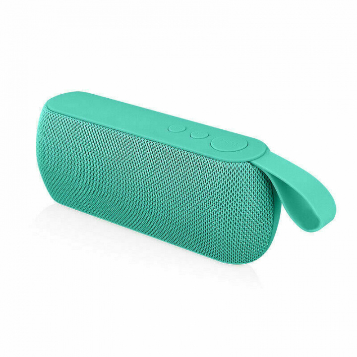 Q106 Trådlös högtalare, Bluetooth, USB, Teal i gruppen Elektronikk / Lyd & Bilde / Høyttalere & tilbehør / Bluetooth-høyttalere / Bærbare høyttalere hos TP E-commerce Nordic AB (38-84345)