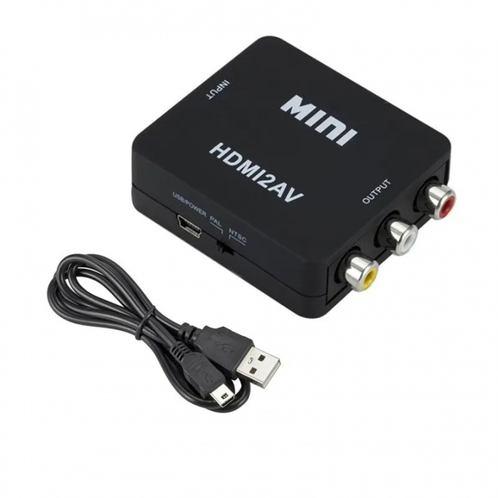 HD-videokonverterer Full HD 1080p - HDMI til RCA i gruppen Elektronikk / Lyd & Bilde / TV og tilbehør / Tilbehør hos TP E-commerce Nordic AB (38-84357)
