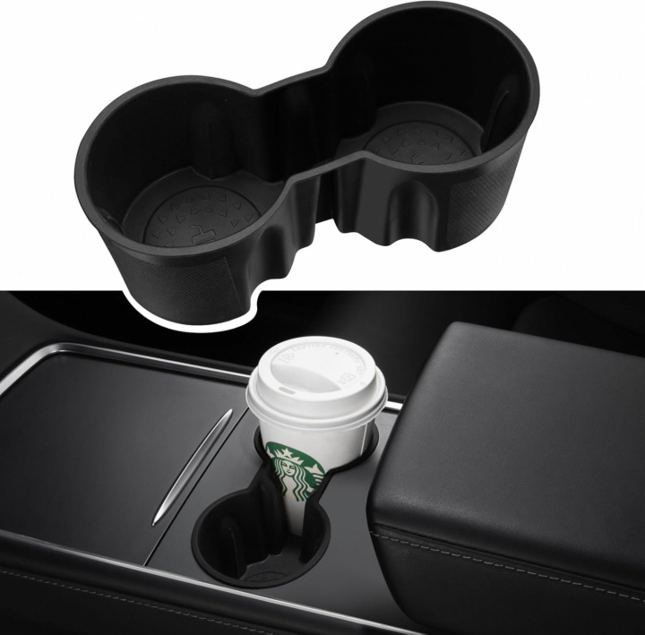 Silikondeksel for Tesla-koppholder, kompatibel med Model 3 og Y i gruppen Bil / Tilbehør / Accessories / Annet biltilbehør hos TP E-commerce Nordic AB (38-84489)