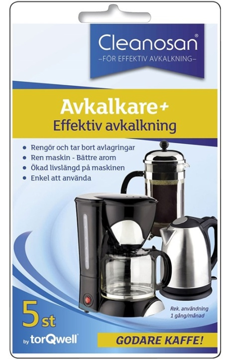 Avkalkningstabletter för bl.a kaffebryggare och strykjärn i gruppen HJEM, HUS OG HAGE / Husholdningsapparater / Kaffe og espresso / Kapsler, filter og tilbehør hos TP E-commerce Nordic AB (38-84645)