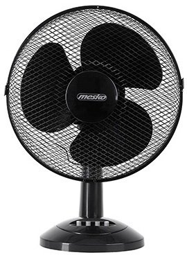 Mesko MS 7309 Bordvifte 60W 30 cm, svart i gruppen HJEM, HUS OG HAGE / Vifter og klimaprodukter / Vifter hos TP E-commerce Nordic AB (38-84734)