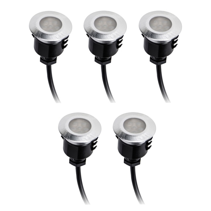 LightsOn Spectrum innfelt spot 5stk - Løse lamper i gruppen HJEM, HUS OG HAGE / El og belysning / Utendørsbelysning / Hagebelysning hos TP E-commerce Nordic AB (38-84917)