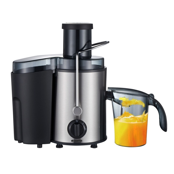 Champion Råsaftsentrifuge 0,6L 500W RS110 Svart i gruppen HJEM, HUS OG HAGE / Husholdningsapparater / Vann og juice / Råsaftsentrifuger hos TP E-commerce Nordic AB (38-85011)
