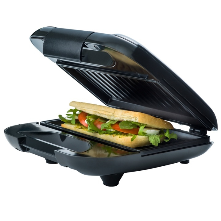 Champion Sandwichgrill Multi 22x12cm 750W SG110 Svart i gruppen HJEM, HUS OG HAGE / Husholdningsapparater / Brødristere og toastjern / Bordgriller & Raclette hos TP E-commerce Nordic AB (38-85013)