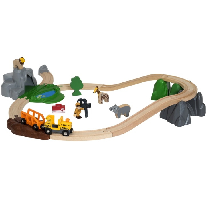 Brio 33960 Safari togsett i gruppen LEKER, BARN OG BABY / Leker / Byggeleker / Brio Tågbanor hos TP E-commerce Nordic AB (38-85206)