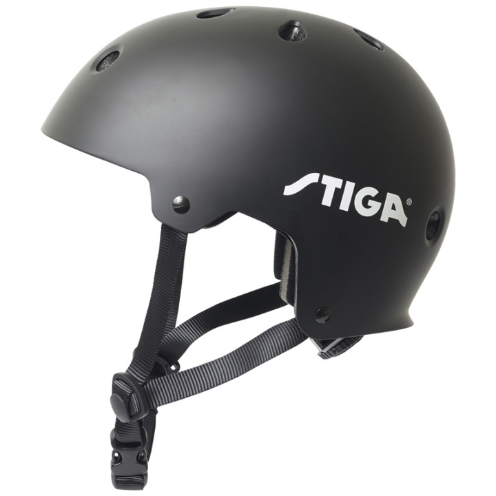 Stiga Hjelm Street RS Svart M i gruppen SPORT, FRITID & HOBBY / Sportsutstyr / Sykkeltilbehør / Hjelmer hos TP E-commerce Nordic AB (38-85390)