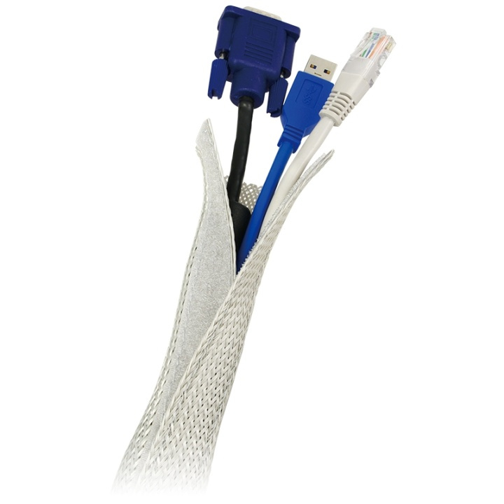 LogiLink FlexWrap kabelgjemmested 1,8 m grå i gruppen Elektronikk / Kabler og adaptere / Kabelhåndtering hos TP E-commerce Nordic AB (38-85498)