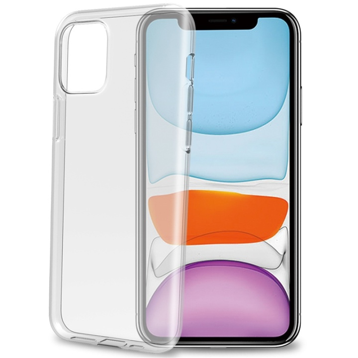 Celly Gelskin TPU iPhone 11 gjennomsiktig i gruppen SMARTTELEFON & NETTBRETT / Mobilbeskyttelse / Apple / iPhone 11 / Deksel hos TP E-commerce Nordic AB (38-85683)