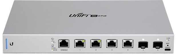 Ubiquiti Unifi Switch 10 Gigabit 6-port 802.3bt i gruppen Datautstyr / Nettverk / Switcher hos TP E-commerce Nordic AB (38-85877)