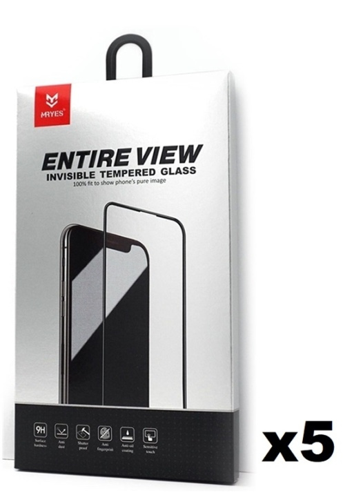 5-pakning Mr Yes Skjermbeskytter i herdet glass for iPhone XS Max med 3D-beskyttelse i gruppen SMARTTELEFON & NETTBRETT / Mobilbeskyttelse / Apple / iPhone XS Max / Skjermbeskyttelse hos TP E-commerce Nordic AB (38-85923PKT2)