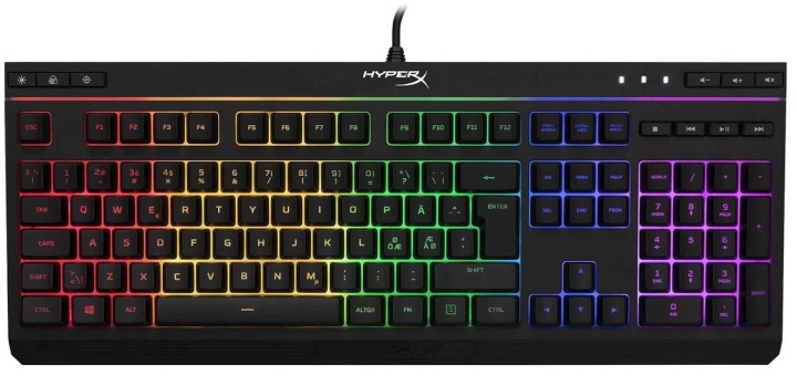 HyperX Alloy Core RGB-membrantastatur for gaming med RGB-belysning i gruppen Datautstyr / GAMING / Tastatur hos TP E-commerce Nordic AB (38-86063)