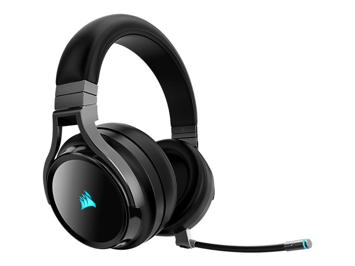 Corsair Gaming VIRTUOSO RGB - Hodesett - trådløst - full størrelse - svart i gruppen Datautstyr / GAMING / Headset hos TP E-commerce Nordic AB (38-86117)