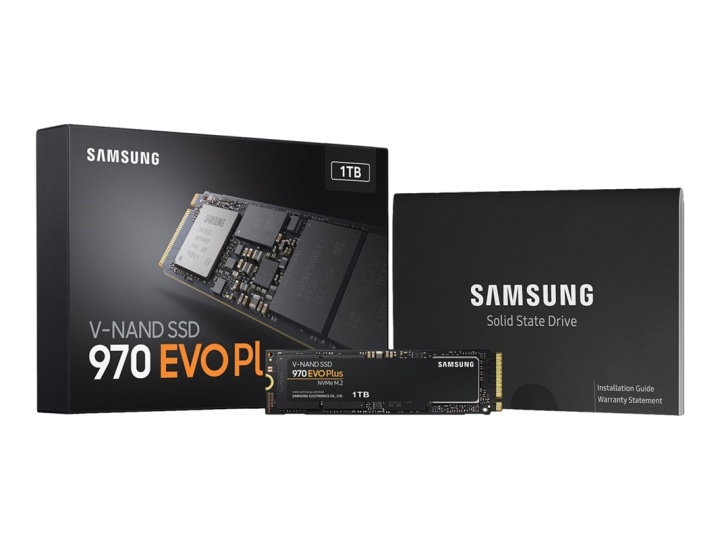 Samsung 970 EVO SSD MZ-V7S1T0BW 1TB M.2 PCI Express 3.0 x4 (NVMe) i gruppen Datautstyr / PC-Komponenter / Harddisker / SSD hos TP E-commerce Nordic AB (38-86136)