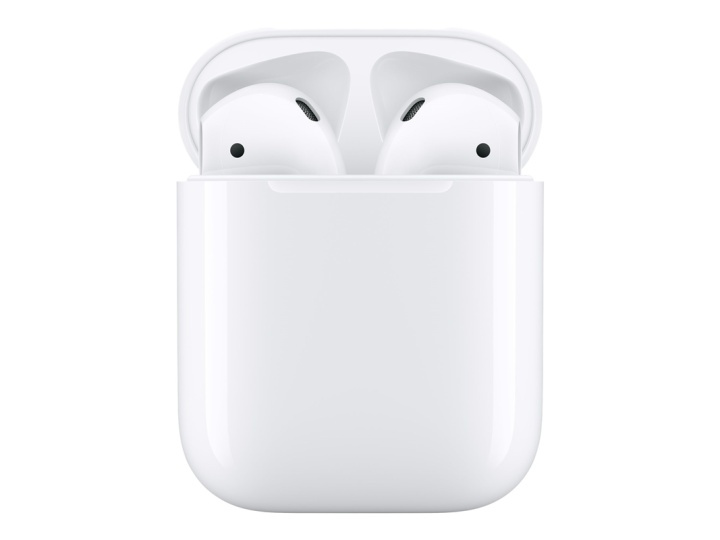 Apple AirPods (2. generasjon) med ladeetui i gruppen Elektronikk / Lyd & Bilde / Hodetelefoner & Tilbehør / Hodetelefoner hos TP E-commerce Nordic AB (38-86203)