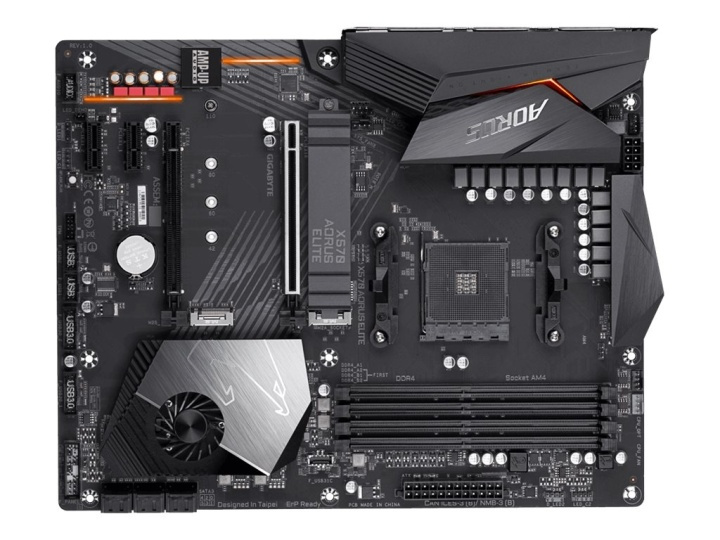 Gigabyte X570 AORUS ELITE ATX AM4 AMD X570 i gruppen Datautstyr / PC-Komponenter / Hovedkort hos TP E-commerce Nordic AB (38-86214)