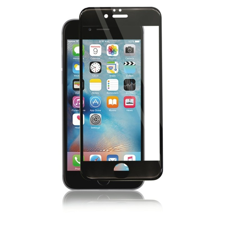 Panzer iPhone 6S/6 Plus, buet silikatglass, svart i gruppen SMARTTELEFON & NETTBRETT / Mobilbeskyttelse / Apple / iPhone 6 Plus/6S Plus / Skjermbeskyttelse hos TP E-commerce Nordic AB (38-86312)