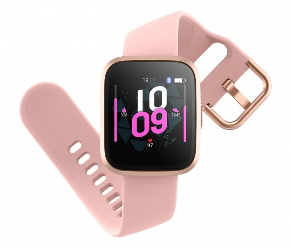 Forever ForeVigo2 SW-310 smartklokke, rosa gull i gruppen SPORT, FRITID & HOBBY / Smartwatch og Aktivitetsmålere / Smartwatches hos TP E-commerce Nordic AB (38-86484)