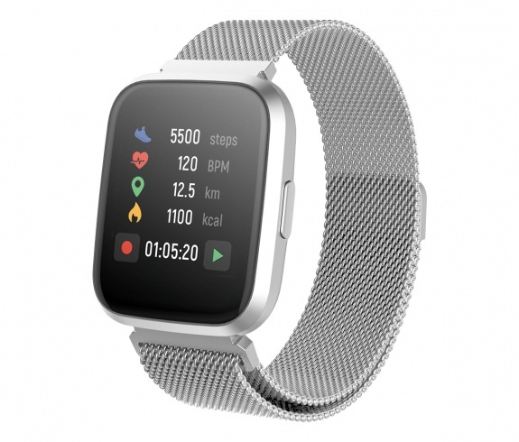 Forever ForeVigo2 SW-310 smartklokke, sølv i gruppen SPORT, FRITID & HOBBY / Smartwatch og Aktivitetsmålere / Smartwatches hos TP E-commerce Nordic AB (38-86485)