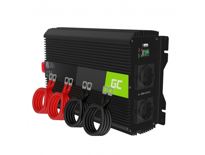 Green Cell PRO-Serie effektomvandlare för bil, modifierad sinusvåg, 12V till 230 i gruppen HJEM, HUS OG HAGE / El og belysning / Spenningsomformer hos TP E-commerce Nordic AB (38-86546)