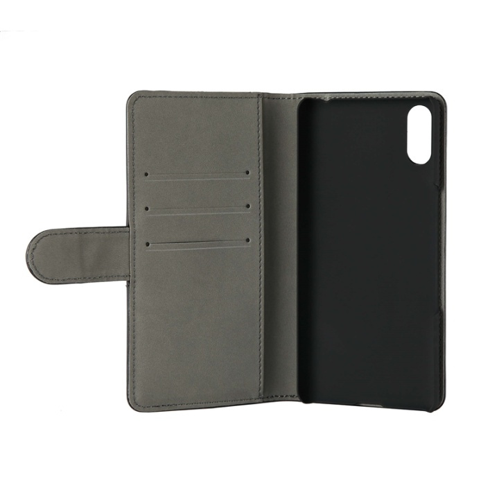Gear Lommebokveske Sony Xperia L3 Svart i gruppen SMARTTELEFON & NETTBRETT / Mobilbeskyttelse / Sony hos TP E-commerce Nordic AB (38-86566)