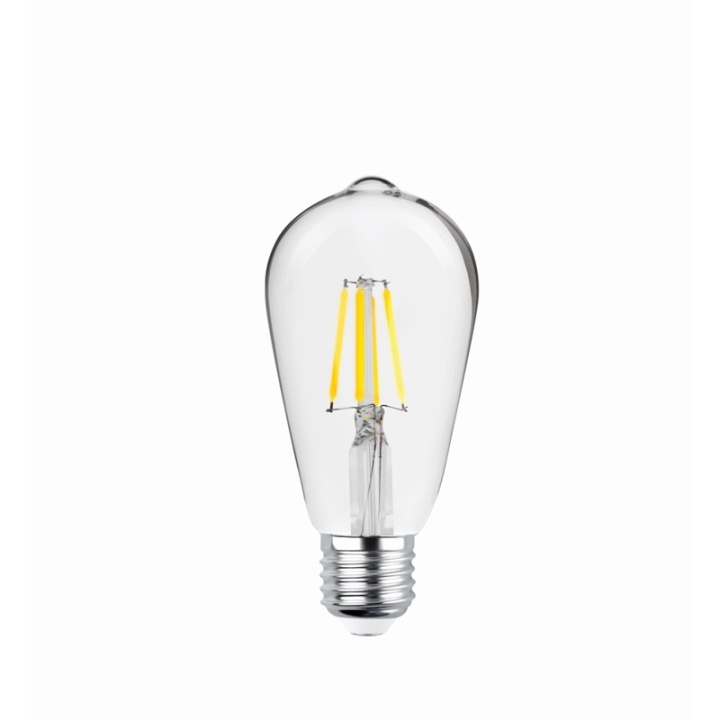 Forever Light Klar LED-lampa med filament, E27 4W 2700K 470lm i gruppen Elektronikk / Lys / LED-lys hos TP E-commerce Nordic AB (38-86592)