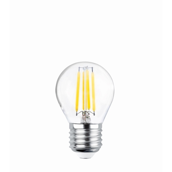 Forever Light Klar LED-lampa med filament, E27 G45 4W 2700K 470lm i gruppen Elektronikk / Lys / LED-lys hos TP E-commerce Nordic AB (38-86595)