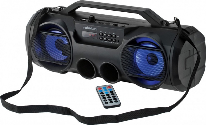 Rebeltec Bluetooth-høyttaler SoundBOX 440, Svart i gruppen Elektronikk / Lyd & Bilde / Høyttalere & tilbehør / Bluetooth-høyttalere / Bærbare høyttalere hos TP E-commerce Nordic AB (38-86676)