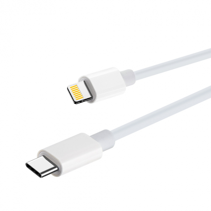 Maxlife MXUC-05 Power Direct USB-C til Lightning-kabel 2,0 m 20W, hvit i gruppen SMARTTELEFON & NETTBRETT / Ladere og Kabler / Kabler / Kabler type C hos TP E-commerce Nordic AB (38-86697)