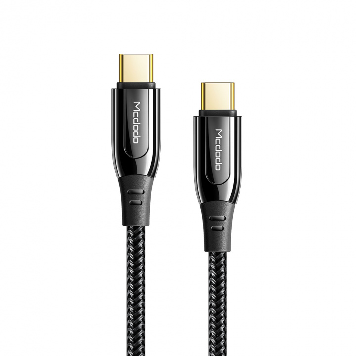 Mcdodo CA-8123 PD USB-C - USB-C cable 100W 2,0 m, Black i gruppen SMARTTELEFON & NETTBRETT / Ladere og Kabler / Kabler / Kabler type C hos TP E-commerce Nordic AB (38-86701)