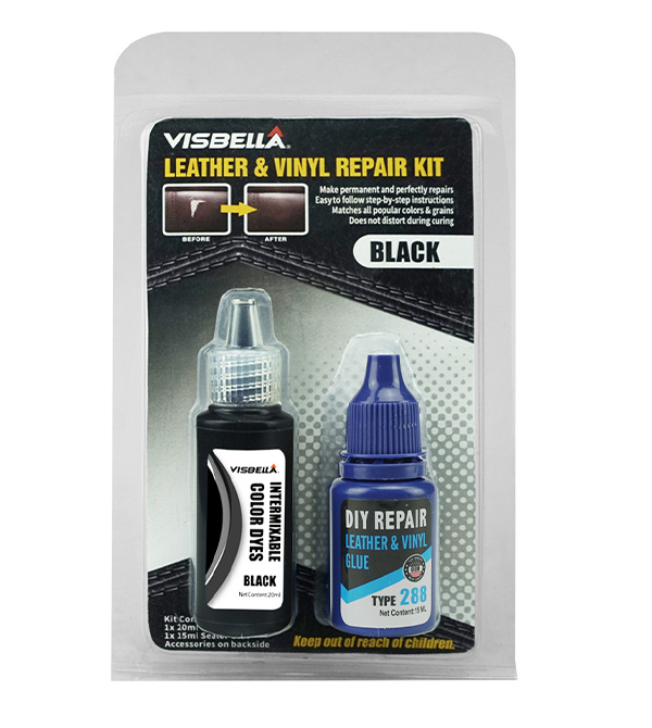 Visbella Leather Repair Kit - Simple, Black i gruppen Bil / Bilrengjøring hos TP E-commerce Nordic AB (38-86709)