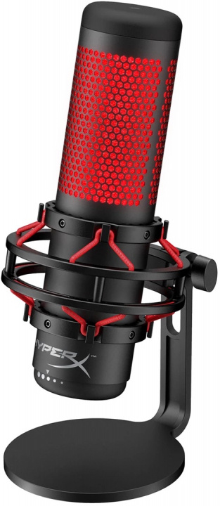 HyperX Quadcast-mikrofon for strømming, gaming og podkast i gruppen Datautstyr / Datamaskin Tilbehør / Mikrofoner hos TP E-commerce Nordic AB (38-86747)