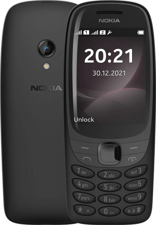 Nokia 6310 DS, svart i gruppen SMARTTELEFON & NETTBRETT / Mobiltelefoner & smartphones hos TP E-commerce Nordic AB (38-86748)
