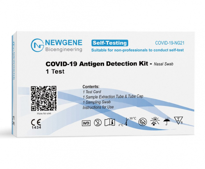 NewGene Covid-19 Antigen test - self-test with results in 15 minutes! DATE 2023-12 i gruppen HELSE OG SKJØNNHET / Helsepleie / Andre hos TP E-commerce Nordic AB (38-86785)