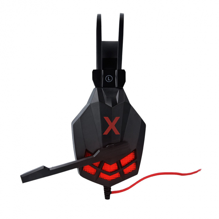 Maxlife Gaming MXGH-200 kablede over-ear-hodetelefoner 3,5 mm svart i gruppen Datautstyr / GAMING / Headset hos TP E-commerce Nordic AB (38-86858)