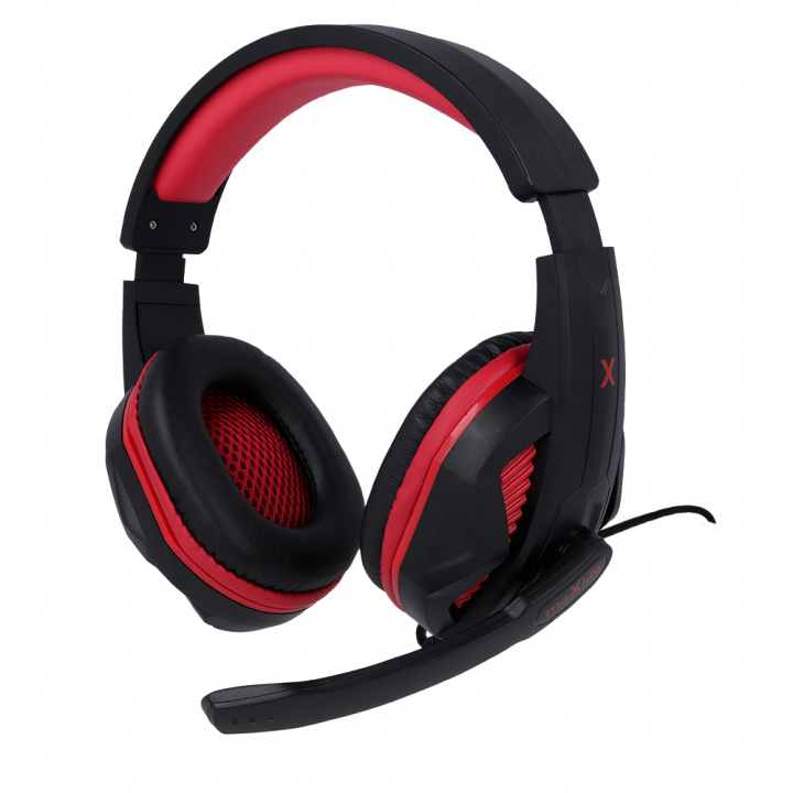 Maxlife MXGH-100 spillhodetelefoner med kabel 3,5 mm svart i gruppen Datautstyr / GAMING / Headset hos TP E-commerce Nordic AB (38-86859)