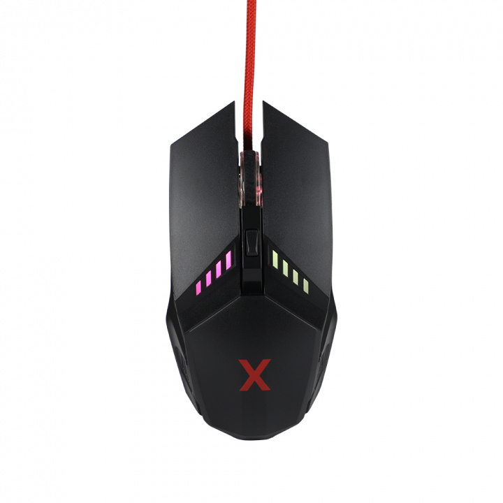 Maxlife Gaming MXGM-200 mouse 800/1000/1600/2400 DPI 1,8 m black i gruppen Datautstyr / GAMING / Mus hos TP E-commerce Nordic AB (38-86861)